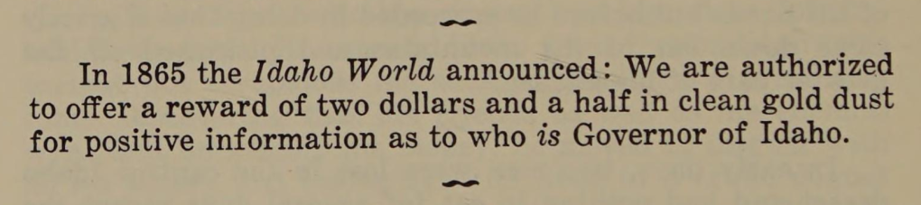 1865 Idaho World